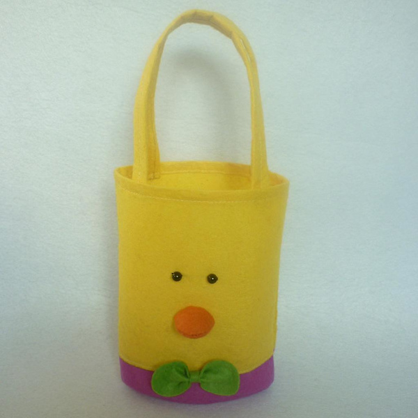 2xcute Gul Kyckling Non-woven Tygkasse Påskpresentpåse Äggkorgar