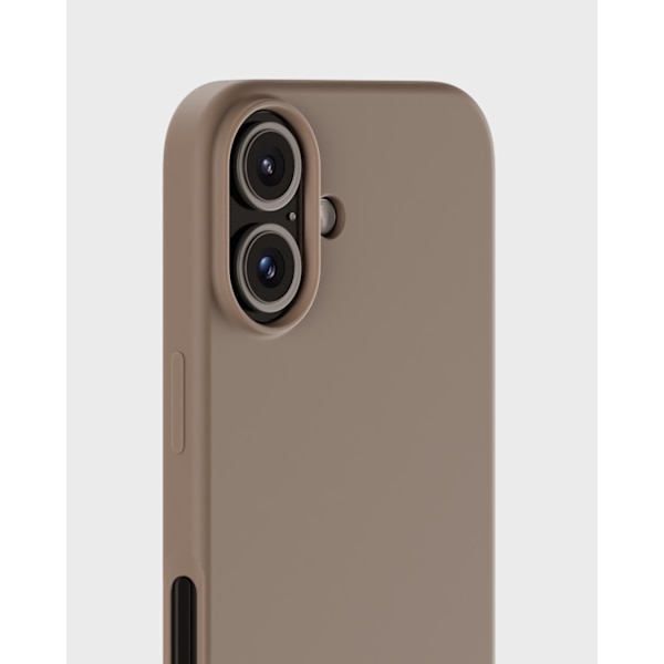 [RM]holdit iPhone 16 Mobilskal Silikon Mockabrun Brun Silikon