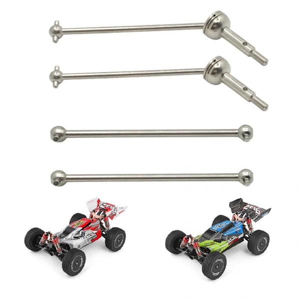 8 X Främre Drivaxel Metalldelar för WLtoys 144001 1/14 RC Bil