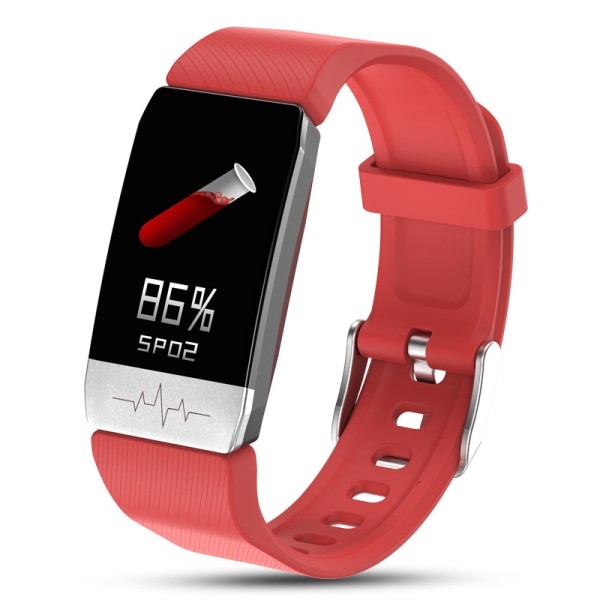 Smart Watch för Android- och IOS-telefoner Smartwatch Röd