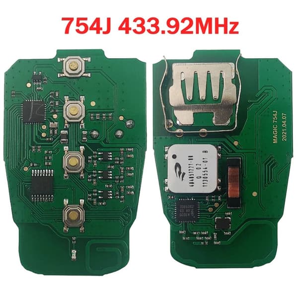 [RM] Complete Magic Remote Key, 315/433/868 MHz, with chip 29A1, for Audi A4, A5, A6L, A7, A8L, Q5 433MHZ