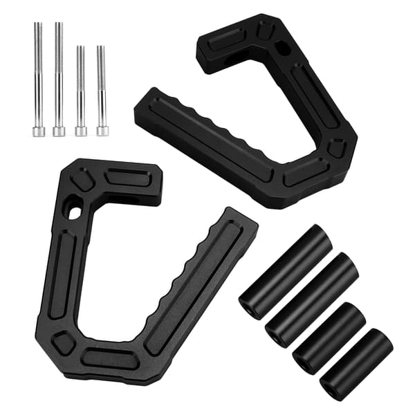 [RM] Greb til Jeep Wrangler JK 2007-2018 - Erstatning i sort aluminiumslegering
