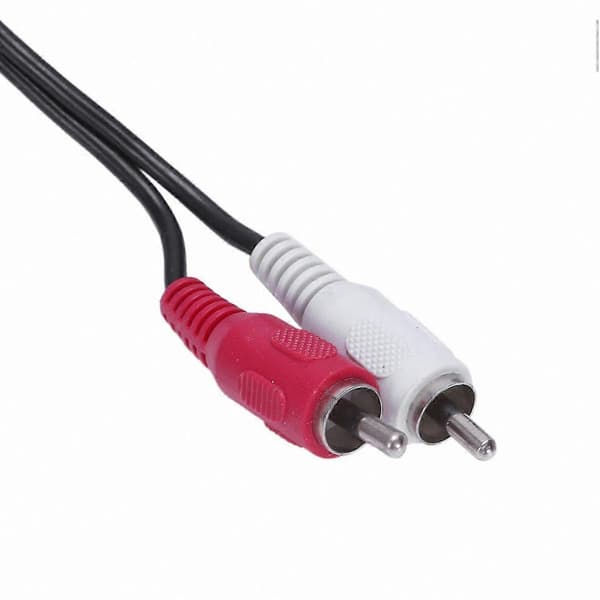 Jordsløjfestøjisolator til billydsystemer med 3,5 mm og RCA-stik black