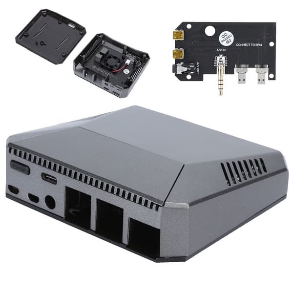 [RM] Deksel for Raspberry Pi 4B minidatamaskin i aluminiumslegering