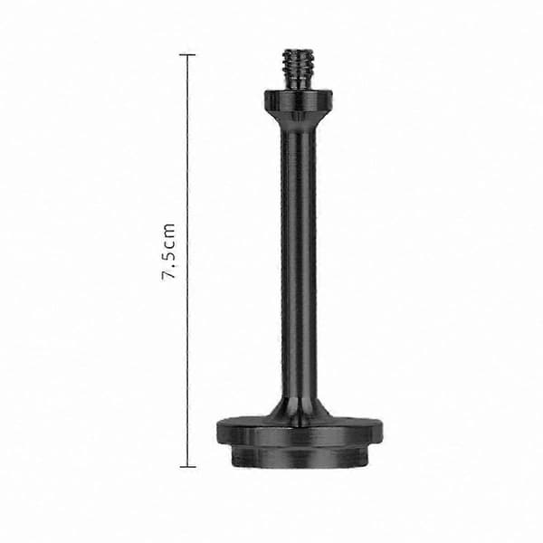 Bærbar sort lanterne gasbeholderbeslag med 1/4 adapter til camping