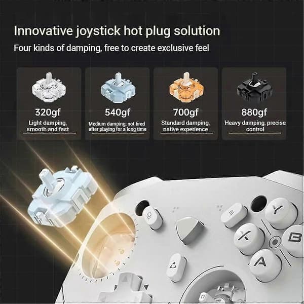 Hot Swap Joystick til G6Pro G5Pro V2/ G80 Game Controller JH20 Hall Joystick Orange