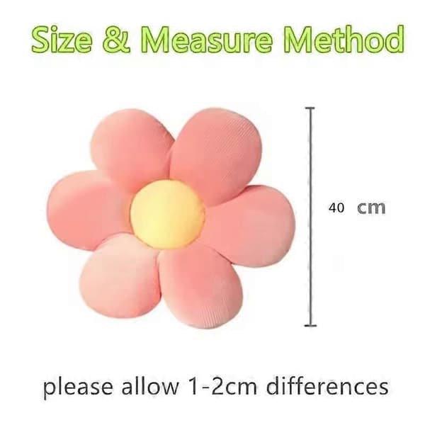 Blomsterplyspude-40CM-pink, tøjdyr, tøjdyr style3