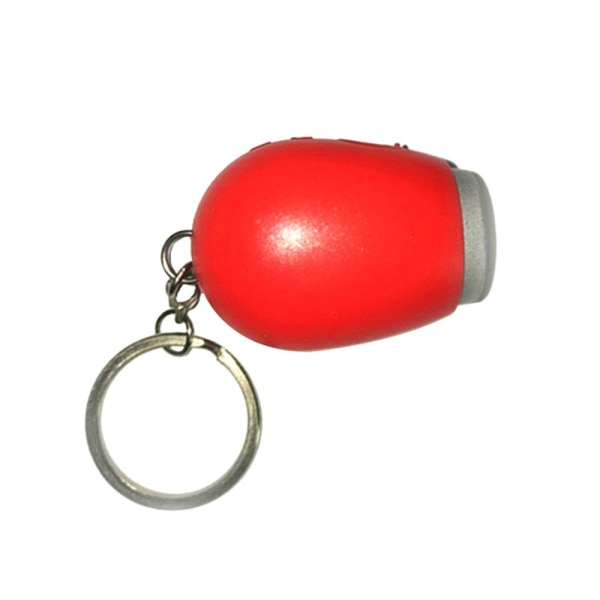 Röd lcdprojektions mini-klocka