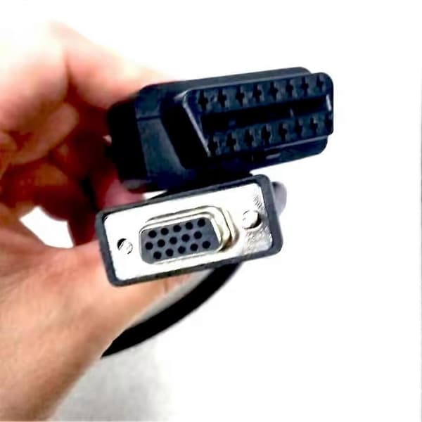 OBD2 15PIN til 16pin til Launch X431 OBD-kabeladapterkonvertering Auto Diag Hovedkabel Bilværktøj 15