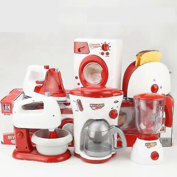 Legetøjsmixer, støvsuger og juicer til rolleleg