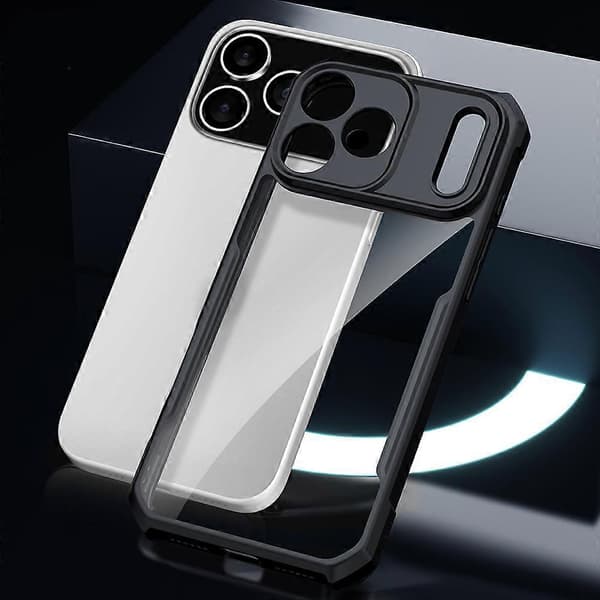 TKdaddy XUNDD For iPhone 17 Pro Max Deksel Fallsikkert TPU + Akryl Gjennomsiktig Bakdeksel Telefondeksel