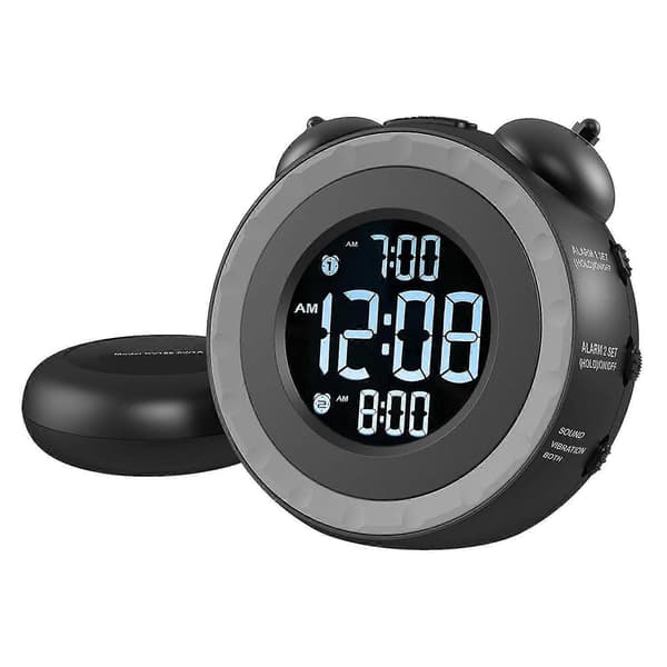 [RM]High Volume Dual Alarm Clock For Heavy Sleepers Or Hearing Impaired