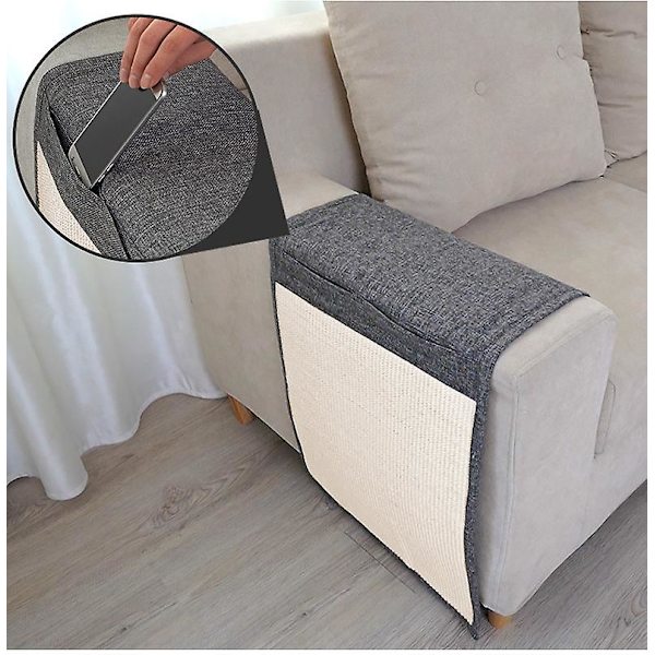 Kattklösmatta Klösskydd Soffa För Katt, Soffa Kattklösmatta, Möbelskydd, Klösskydd För Klädda Möbler (130x45cm)