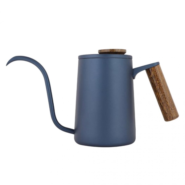 Lång Pip Kaffekanna Svanhals Kaffebryggare Rostfritt Stål Blå 350ml