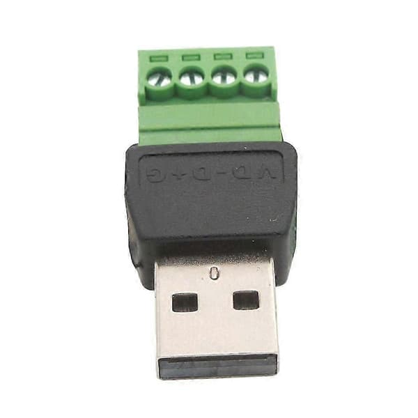 USB2.0 hane till kopplingsplintadapter, ingen lödning behövs, 4-stiftskontakter