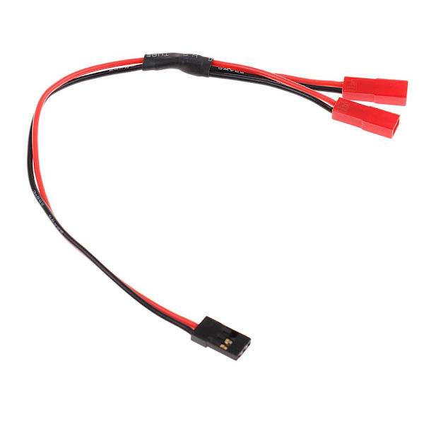 2x JR 1 Hane till JST 2 Hona Y Kabeldelare med 23cm Ledningar