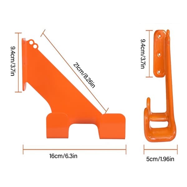 [RM]Wall Mounted Chainsaw Hanger Stand Holder Up to 68kg without Damage