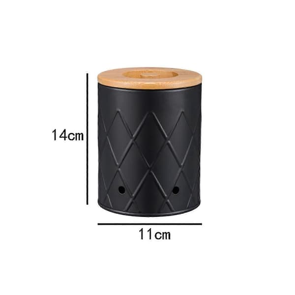 [RM]Potato Box Food Storage Container with Lid Vegetable Storage Bin Kitchen Storage Jar for Pantry Countertop - Perfect Black Small