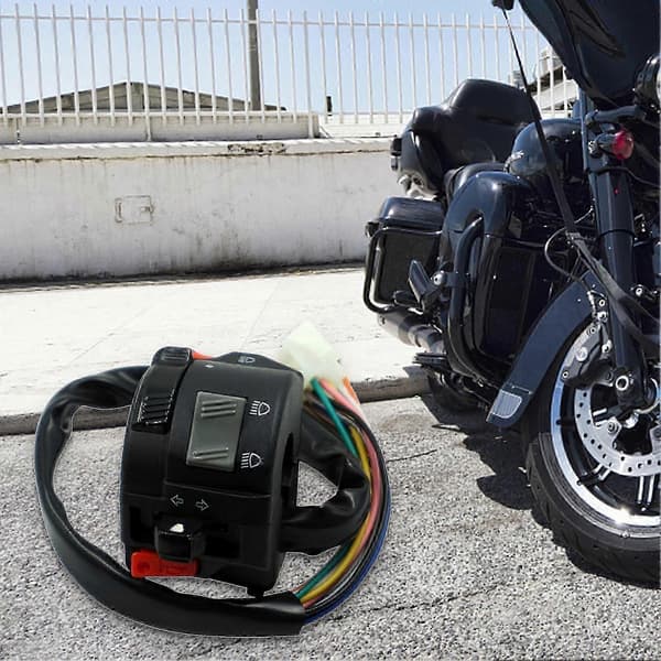Venstre Styrkontaktmontering med Horn og Blinklys til 125 Motorcykler