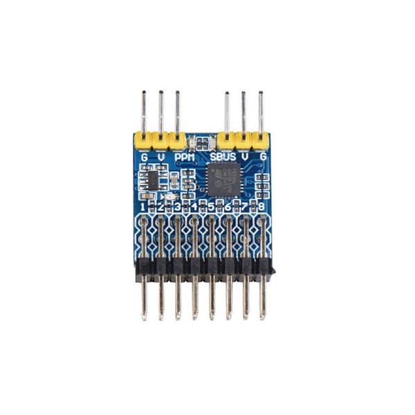 4X SPP-SBUS PPM PWM 3-veis signalkonverteringsmodulkonverterer 3,3-20V for RC Airpanle Drone-mottaker