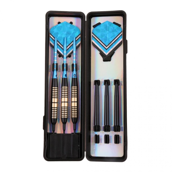 Delar Mässingstunnar Soft Tip Dart Elektroniska Dartpilar Med Blått Dartfodral