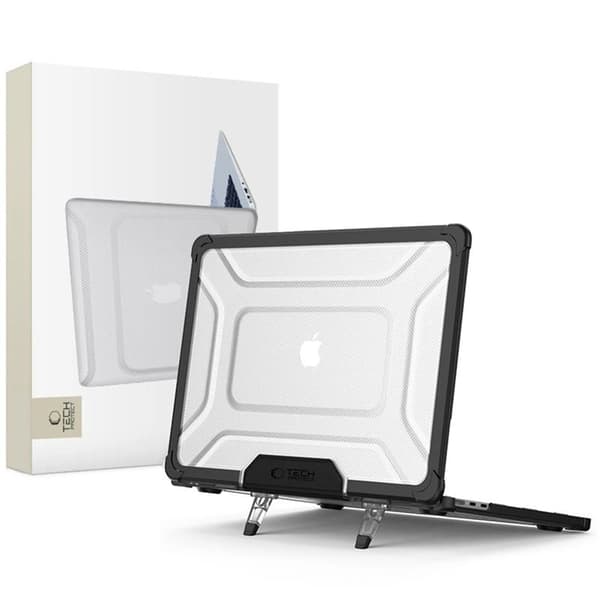 [RM]Tech Protect Macbook Air 13\" Kuori Smartshell - Musta/Kirkas 50