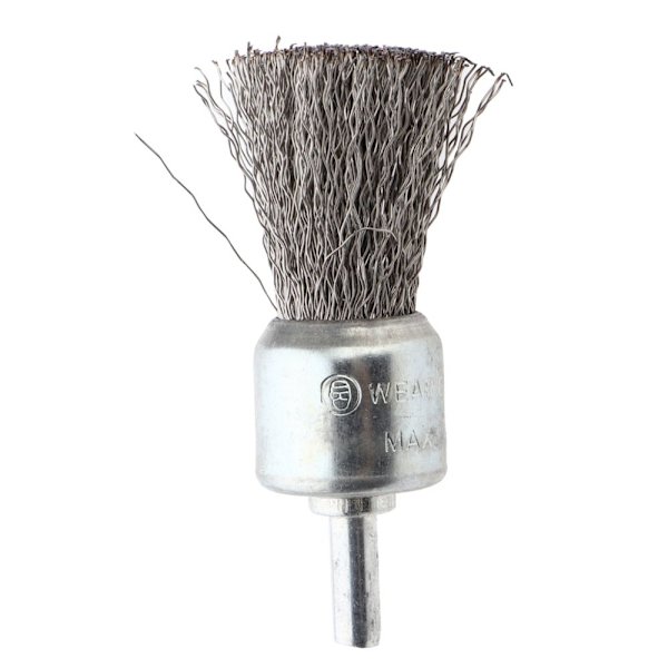 Rostfritt Stål Penna Form Krympborste Krymp 6mm Stång, 6 x 25mm 0.3