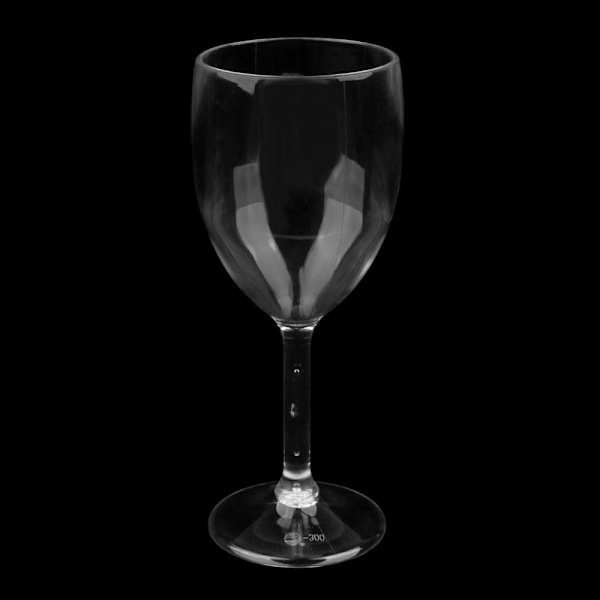 Akryl vinglas champagnekopp okrossbar mugg 300ml