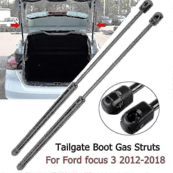 2 st Baklucka Gasfjädrar för Ford Focus Mk3 2012-2018