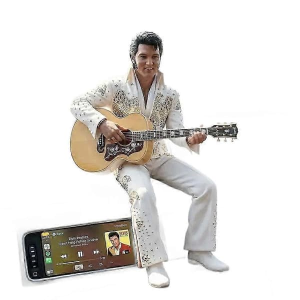 Hartsfigur Elvis & omgivende karakterer Statue Skrivebord Hjem Studiedekor SZ Elvis