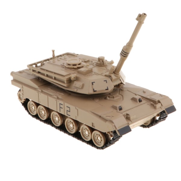 Stridsvagn Leksak Modell med Ljus och Ljud M1A2, Dra Bakåt