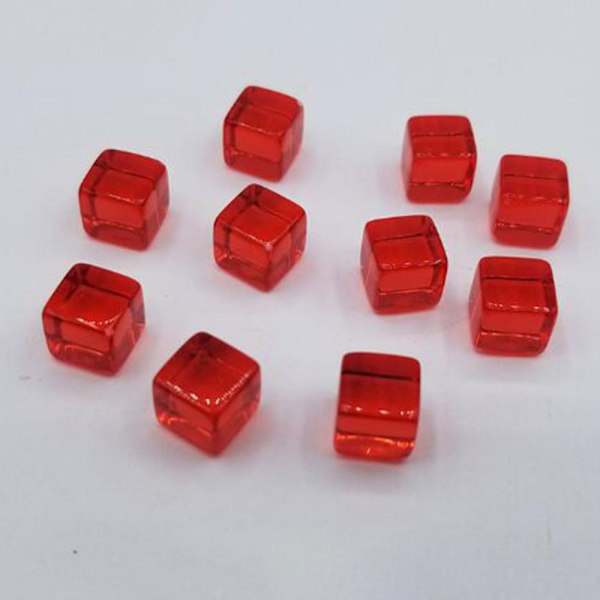 300 st 10 mm Färgglada Tärningar Brädspel Kub För Fest KTV Spel Leksaker