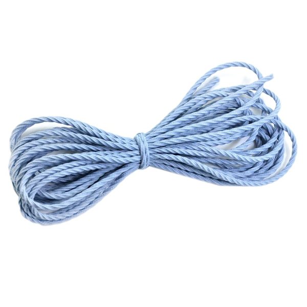 2,8 mm Elastiskt Hårband Hästsvanshållare DIY Hårband Material 50m Blå