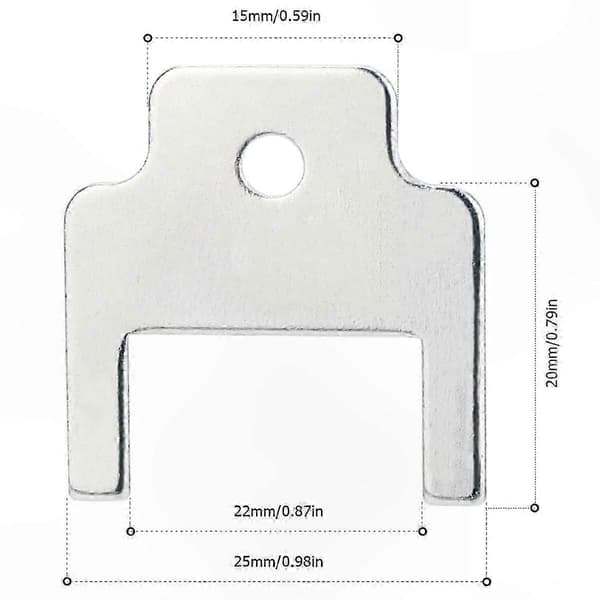 Universal papirhåndklædedispenser-nøgle til 770301-kompatible enheder Silver