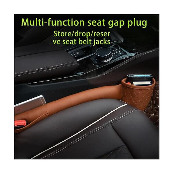 Multifunctional Gap Plug Gap Stopper Bar General Car Accessories Dark Brown