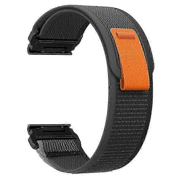 Kompatibelt för Garmin Forerunner 965 / 955 / 945 / 935 22mm Klockarmband Trail Loop Justerbart Nylon Armband Grey