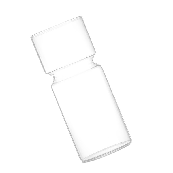 4 st Hyacint Cylindrisk Klar Glasvas Hydroponisk Behållare för Växt