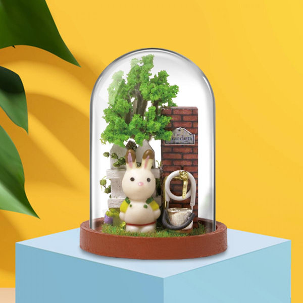 DIY Handarbete Miniatyr Projekt Kit Mini Glasboll Dockhus Leksak Stil1