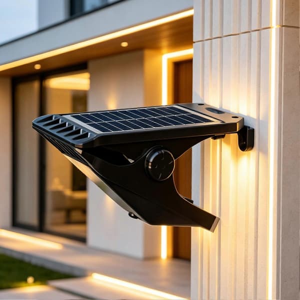 [RM]Solar Clip-on Lys til Camping – Menneskekropssensor Tilstand – til Trægrene & Gelændere – Energibesparende & Lyst C