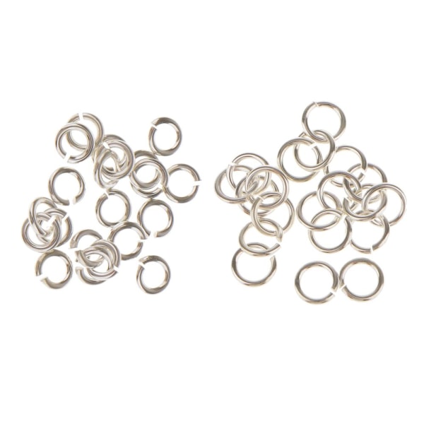 smycken 925 silverfärg bindringar