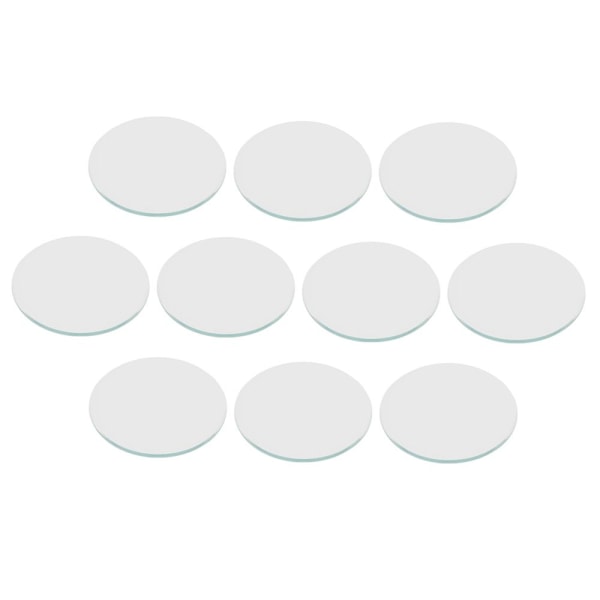 10-pack 1 mm tjockt platt mineralglas för klocka, reservdelar 34 mm urmakare