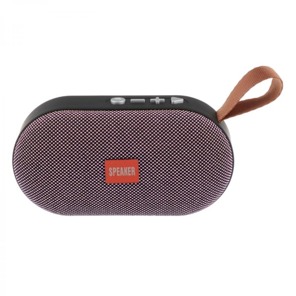 Mini Portabel Bluetooth Högtalare T7 IPX5 TF AUX USB FM För Resor Rosa
