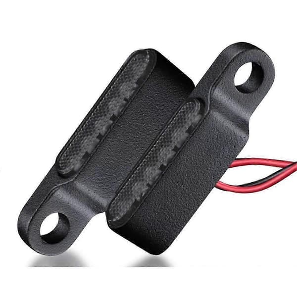Motorcykel Blinklys 6LED Ravfarvede Indikatorer 2 STK Styrlys til Scooter