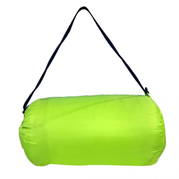 Campingpaket för barn utomhus, täcke, sovsäck med förvaringsväska, grön
