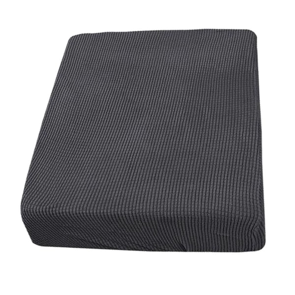 Grårandig Stretch Filt Soffa Sittdyna Överdrag 149.9x50.8x5cm