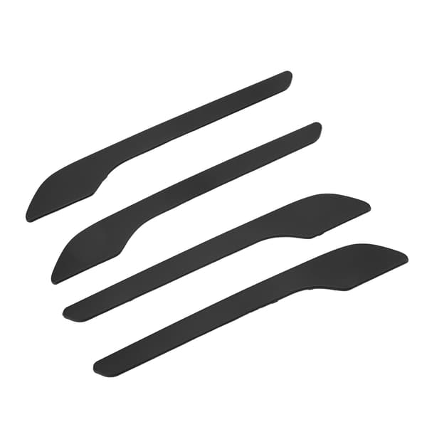[RM] 4 Pcs Door Handle Cover ABS Outer Handle Decorative Protection Stickers Replacement for Tesla Model 3 2017‑2020 Matte Black