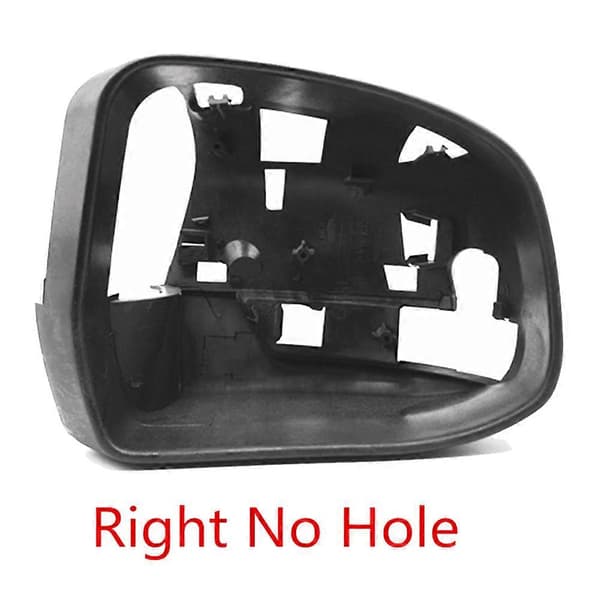 Side Wing Mirror Frame Holder til Ford Focus MK3 MK2 2008 2018 Ydre Glas Surround Hus Trim Erstat Højre Uden Hul Black