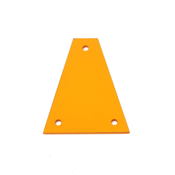 Blank Truss Rod Cover i Aluminiumlegering ACCS för Import Jackson Gitarr - Guld