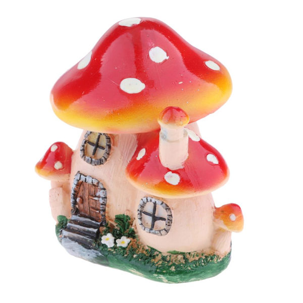 svamp fe hus staty miniatyr fe trädgård och terrarium ny 1