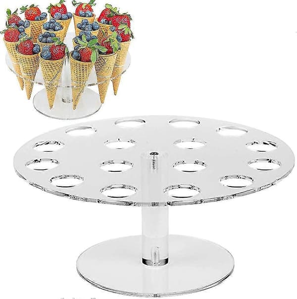 Iskjegleholder, 16-hulls Cupcakeholder, Iskjegleholder